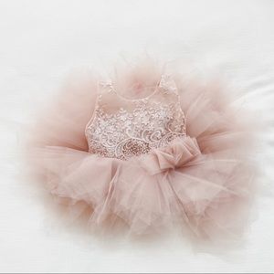 Custom Etsy pink party dress